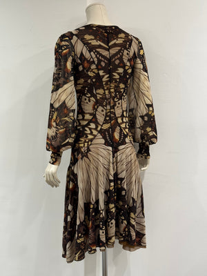 S/S2003 Jean Paul Gaultier butterfly midi dress