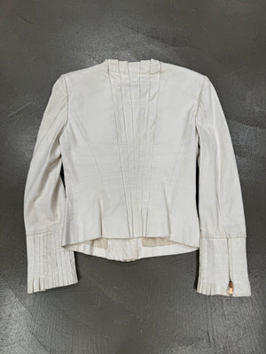 S/S 2004 Gucci by Tom Ford paneled leather jacket