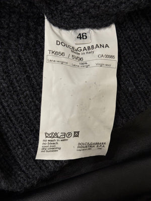 A/W2003 Dolce & Gabbana runway multi zipper modular knit