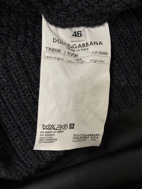 A/W2003 Dolce & Gabbana runway multi zipper modular knit