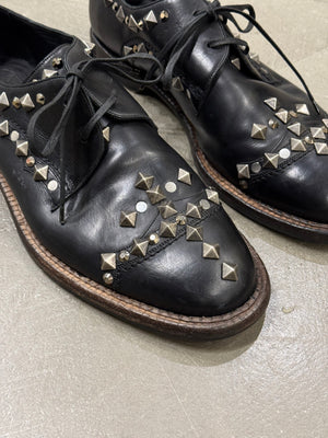 2000s Dolce & Gabbana studded metal derby