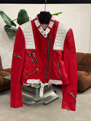 S/S2001 Dolce & Gabbana biker leather jacket