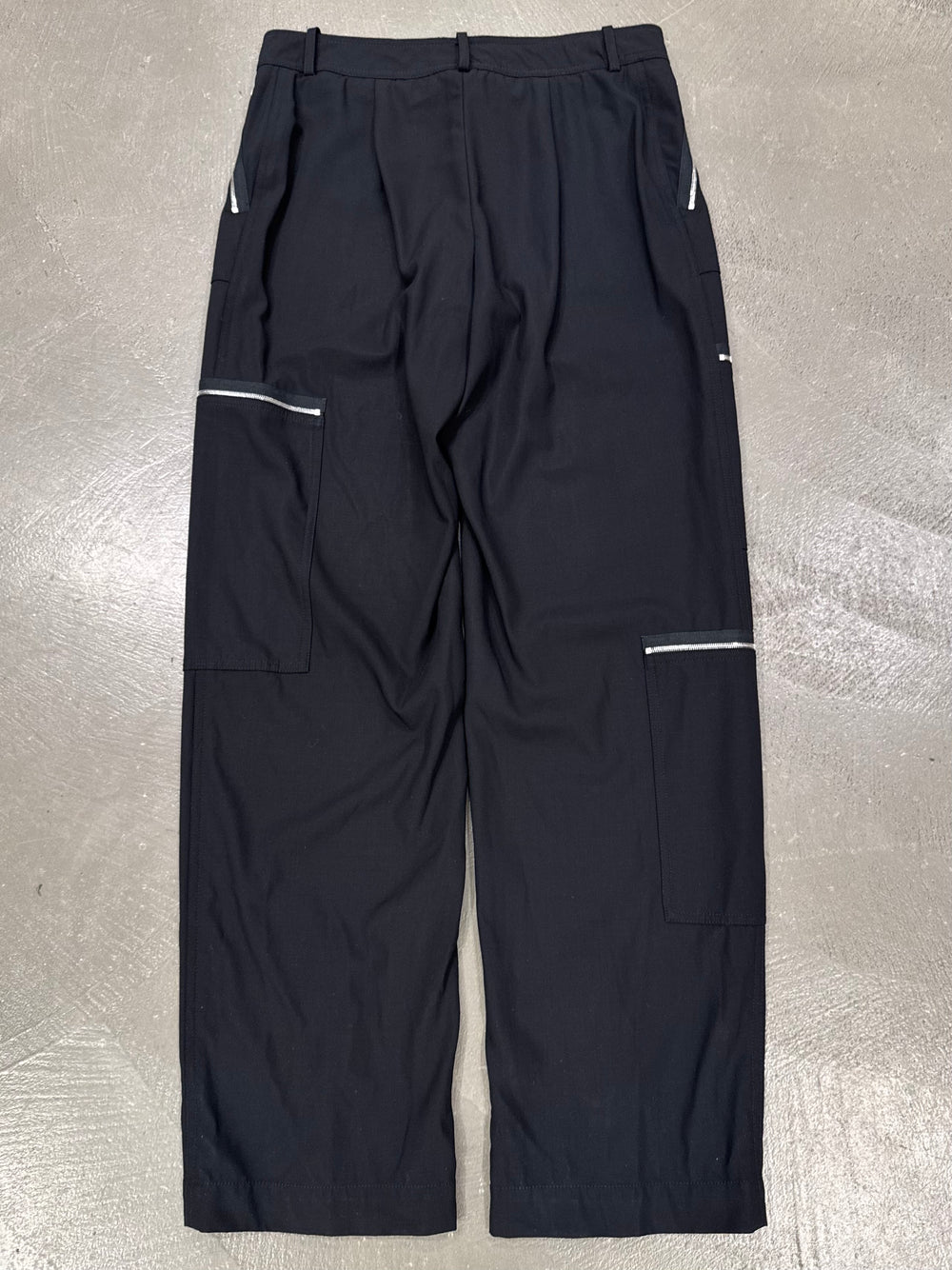 A/W2002 Celine by Micheal Kors nylon zipper cargo pants