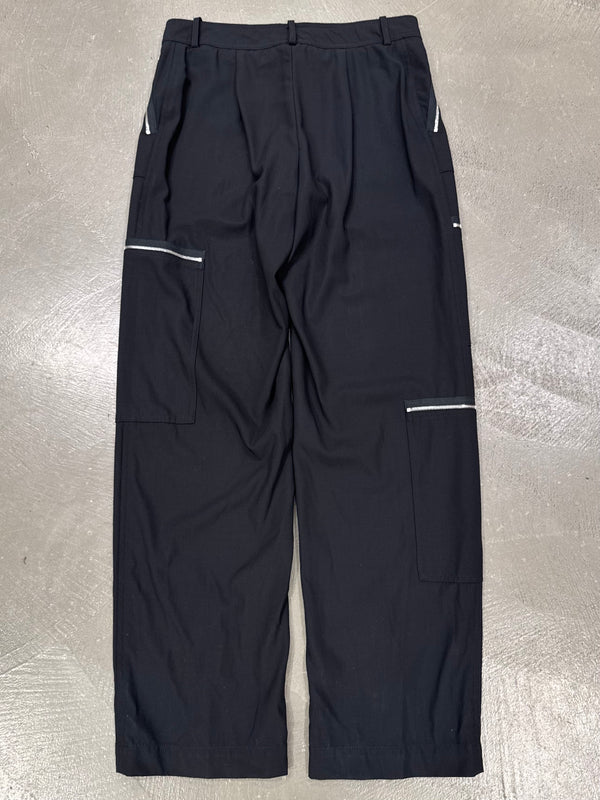 A/W2002 Celine by Micheal Kors nylon zipper cargo pants