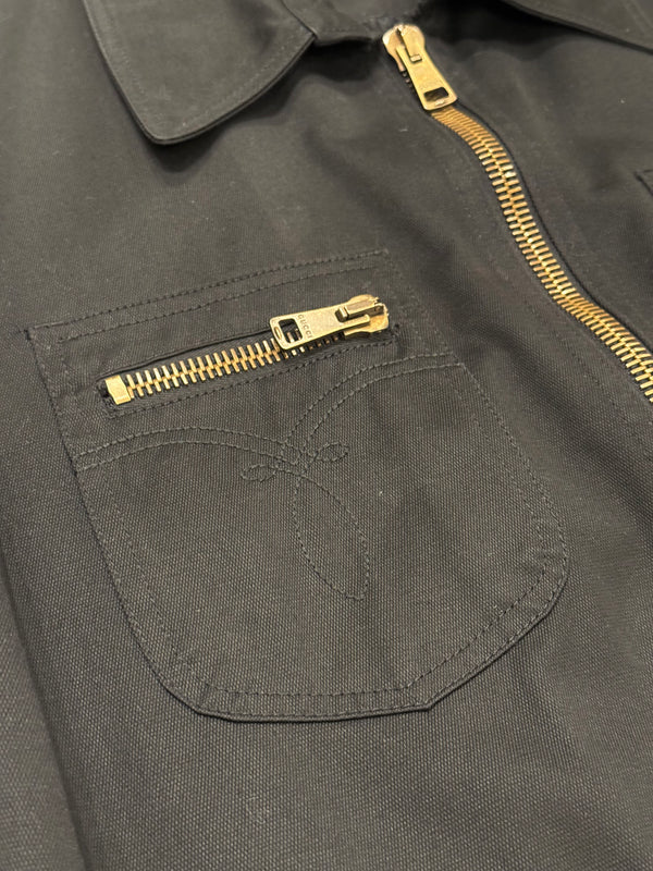 2000s Gucci by Tom Ford multi zip pocket cotton jacket
