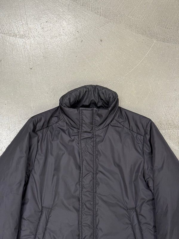 2000s Prada puffer moto jacket
