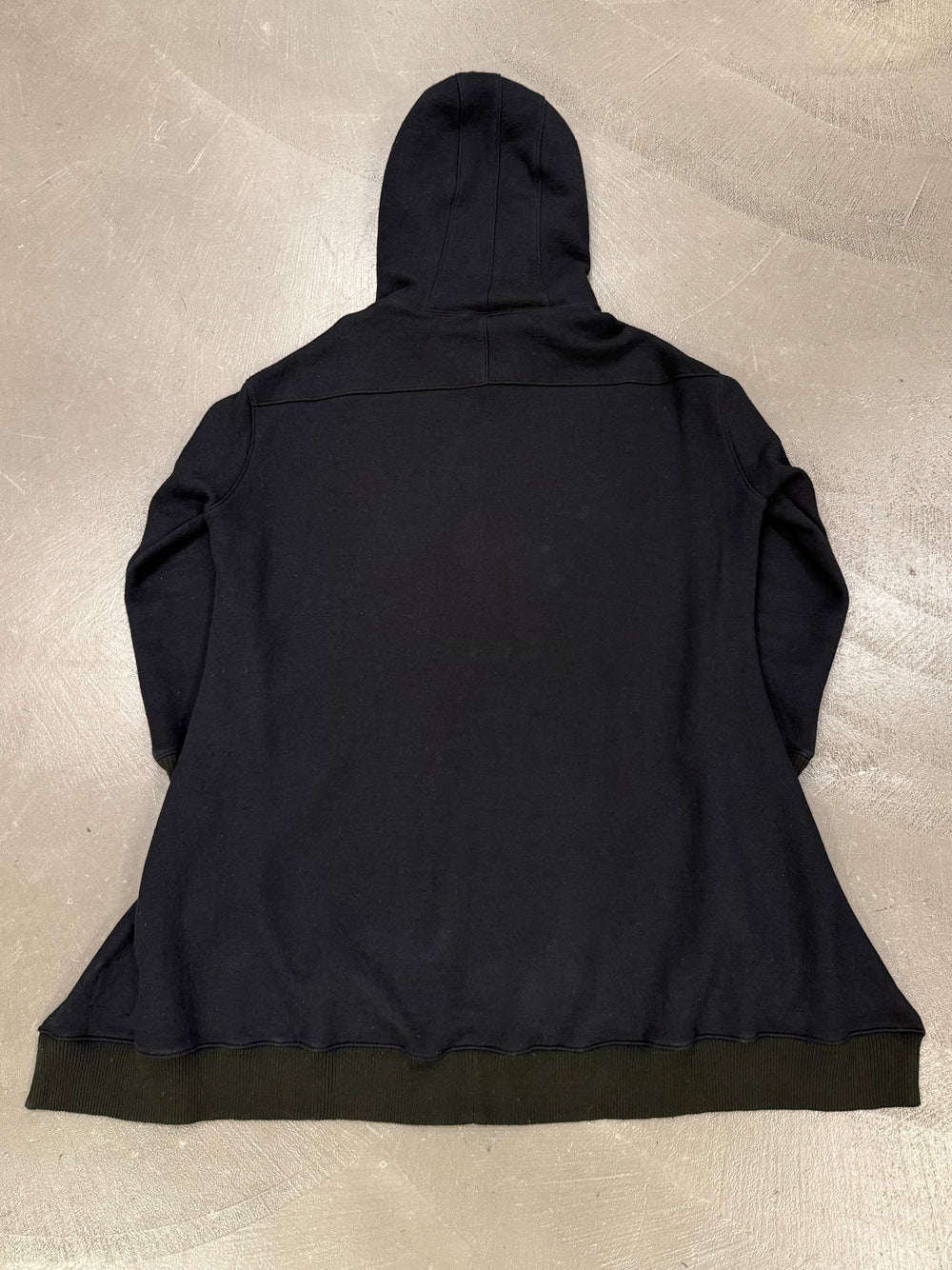 2020s Yohji Yamamoto zip-up long hoodie