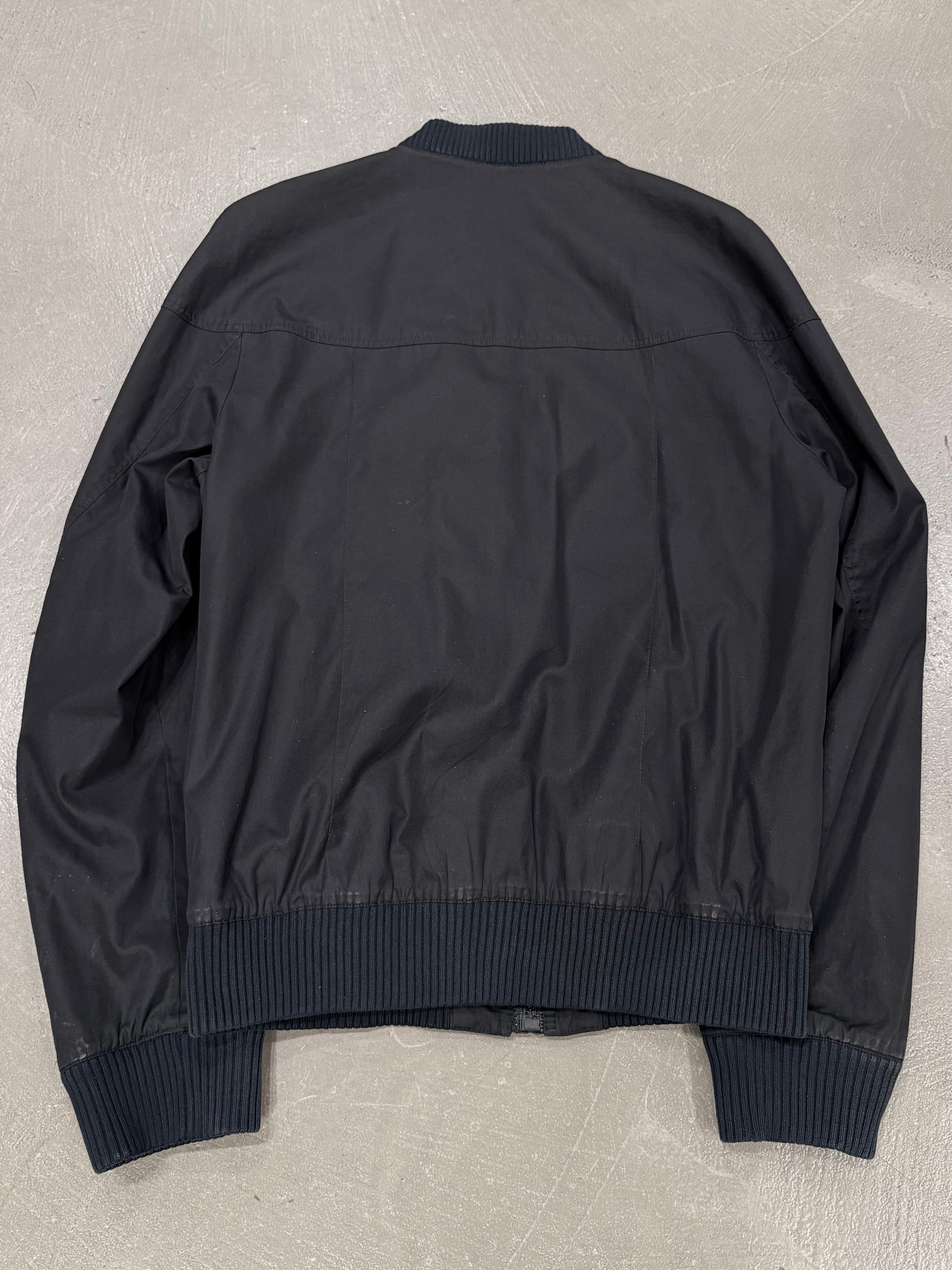 2004 Emporio Armani biker leather jacket