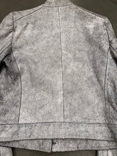 Load image into Gallery viewer, 2002 Ann Demeulemeester runway cracked leather napoleon military jacket
