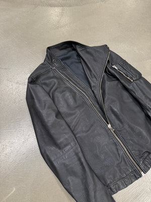 S/S 2010 Rick Owens backzip leather jacket