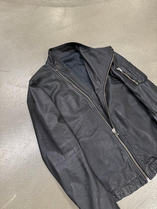 S/S 2010 Rick Owens backzip leather jacket