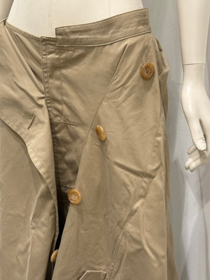 S/S2006 Junya Watanabe deconstructed trench coat skirt