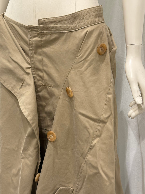 S/S2006 Junya Watanabe deconstructed trench coat skirt