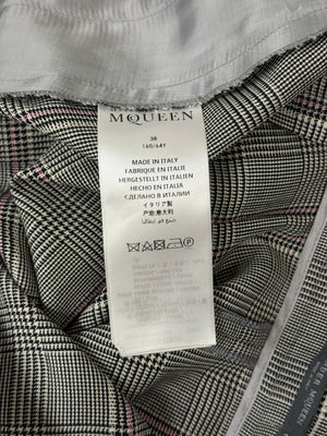 2018 Alexander McQueen virgin wool wide-leg trousers