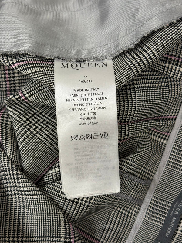 2018 Alexander McQueen virgin wool wide-leg trousers