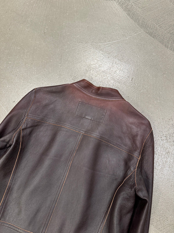 2000s Lous Vuitton faded leather jacket