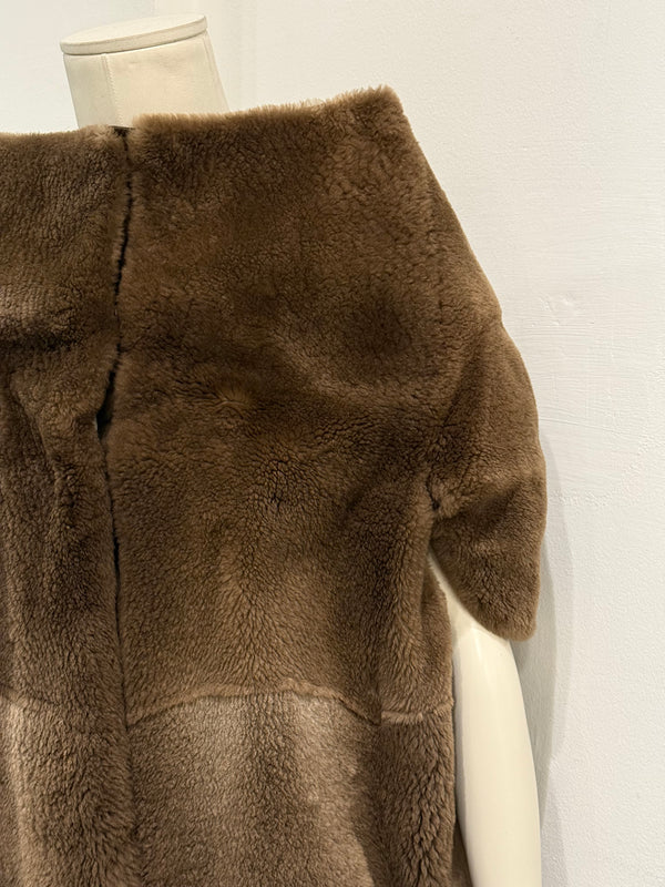 2010 Maison Margiela fur boat neck cape