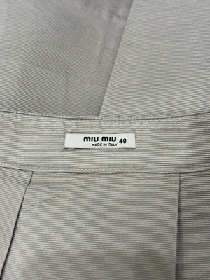 2000s Miu Miu pleated mini skirt