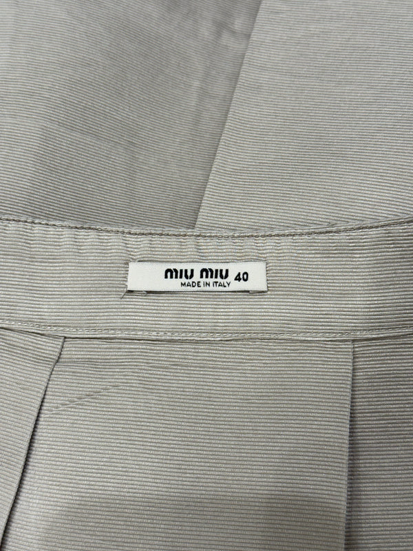 2000s Miu Miu pleated mini skirt