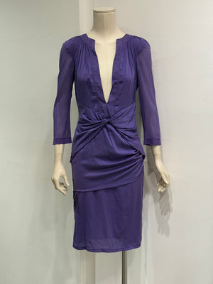 2004 Gucci by Tom Ford purple dress