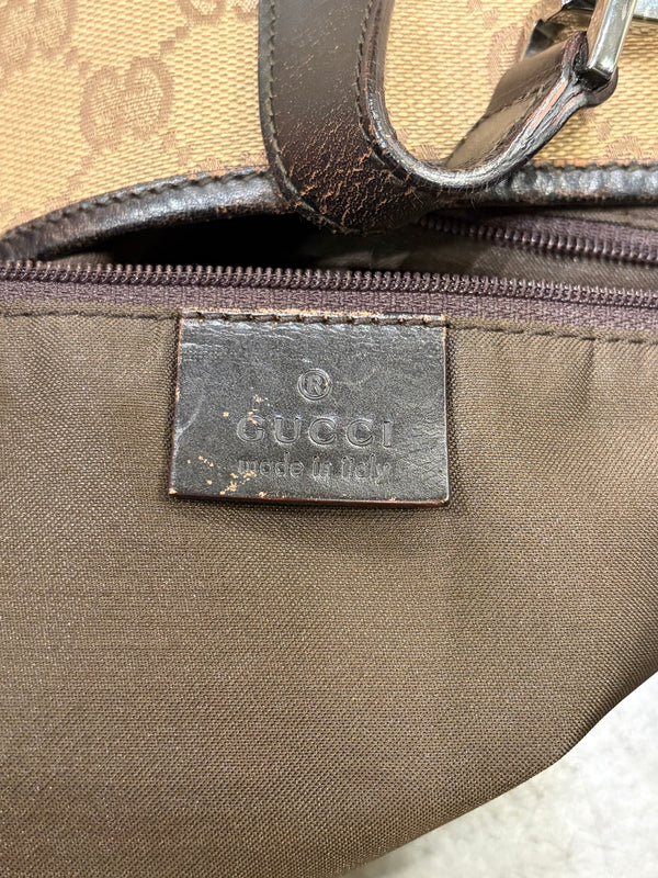 2000s Gucci Monogram GG Jackie shoulder bag