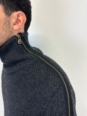 AW2003 Dolce & Gabbana full zipper modular sweater