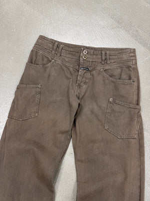 2003 Dolce & Gabbana asymmetrical work pants