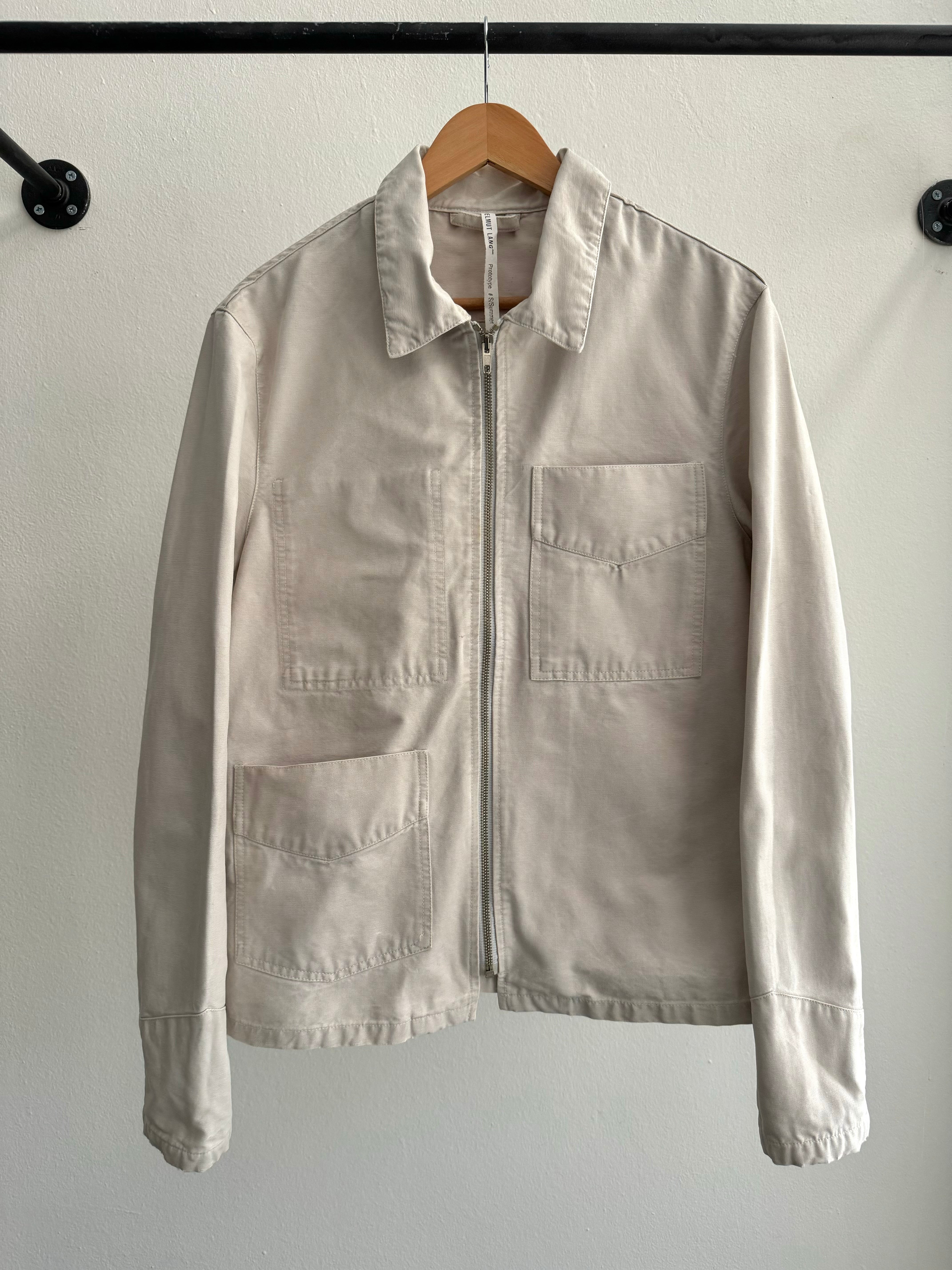 S/S 1997 Helmut Lang prototype asymmetrical denim jacket