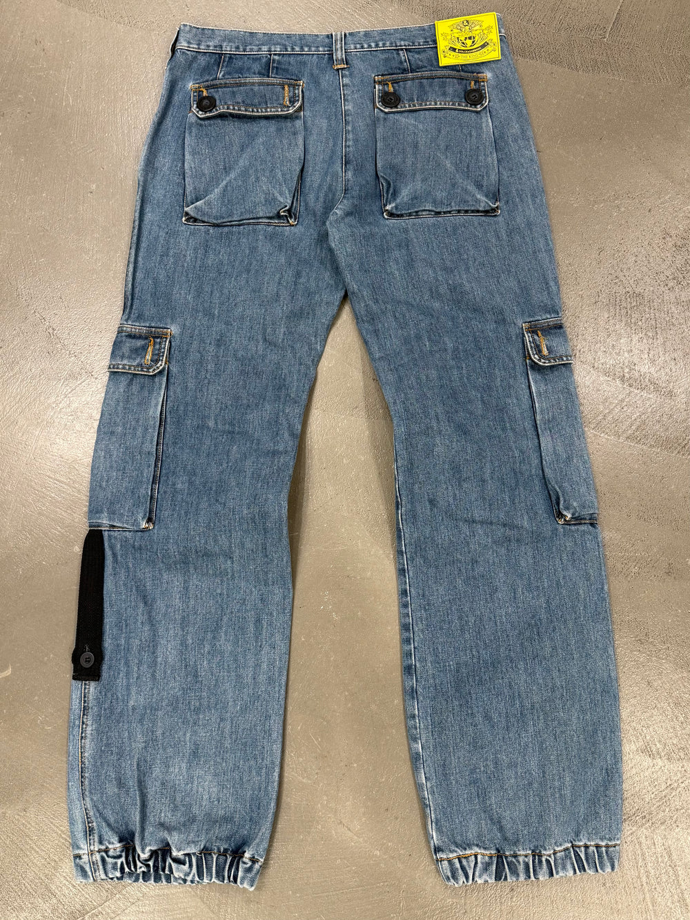 2000s Dolce & Gabbana multi pockets cargo denim pants