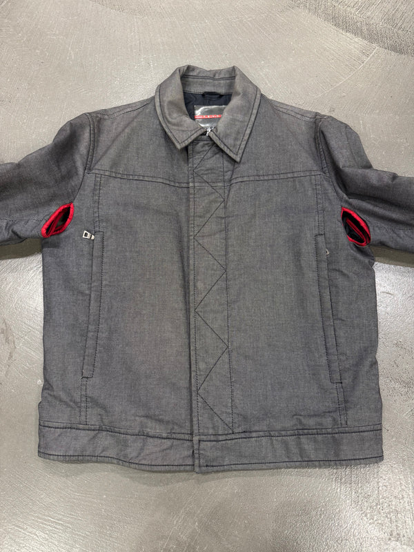 2000s Prada “Linea Rossa” light padded jacket