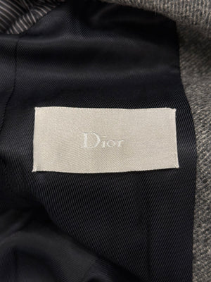 A/W2007 Dior Homme by Hedi Slimane military hooded wool coat