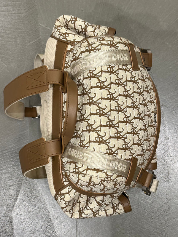 2022 Dior X Cactus Jack Oblique jacquard backpack