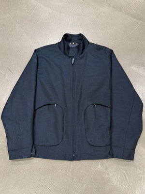 1990s Mandarina Duck egg cell zip-up jacket