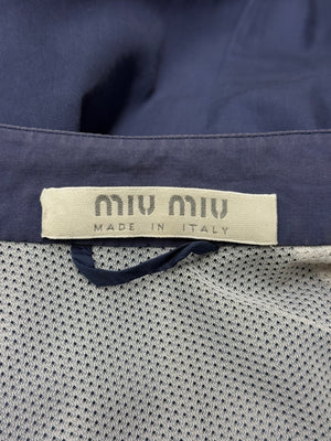 2000s Miu Miu cotton minimalist cropped jacket