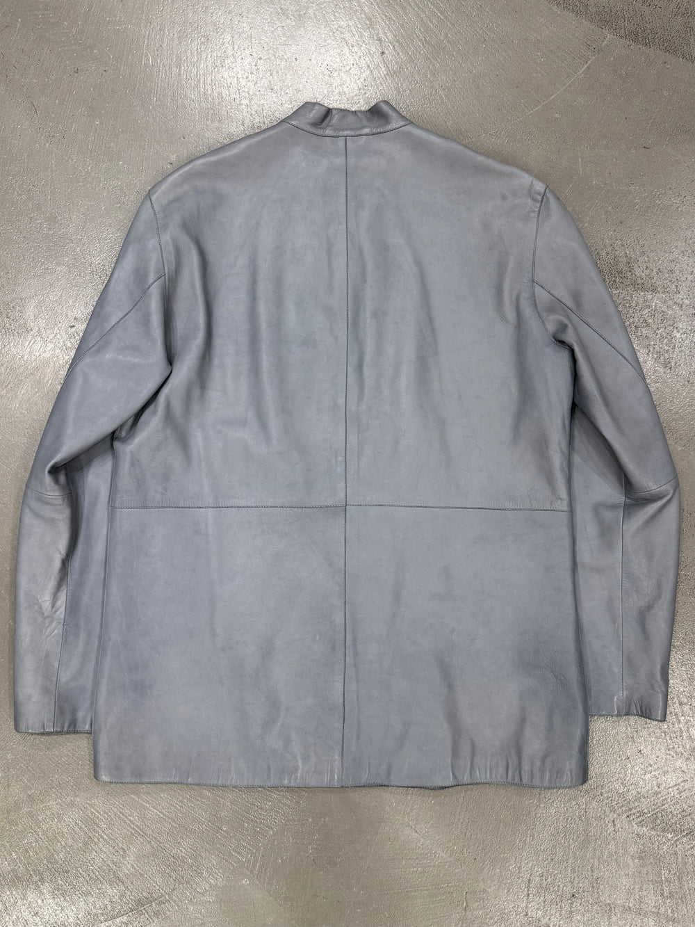 1990s Emporio Armani thin technical leather jacket