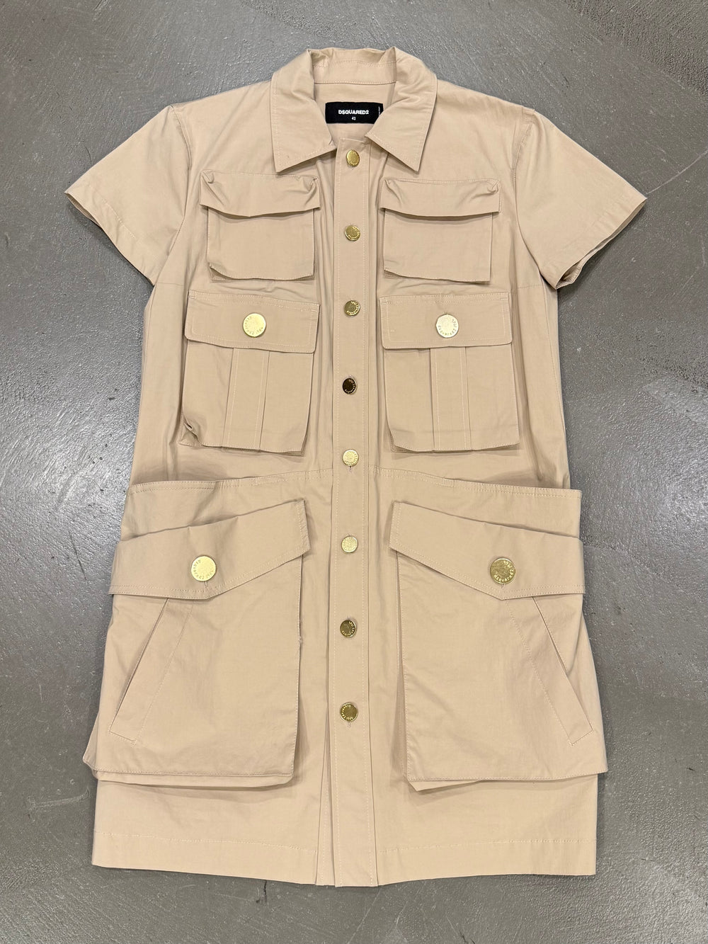S/S2022 Dsquared2 multi-pocket cargo dress