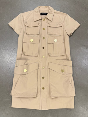 S/S2022 Dsquared2 multi-pocket cargo dress