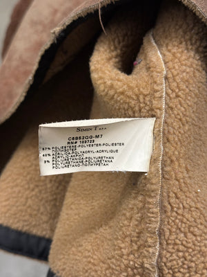 2000s Armani faded faux shearling jacket