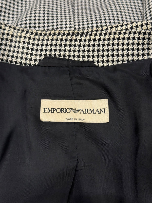 2001 Emporio Armani micro check tailored blazer