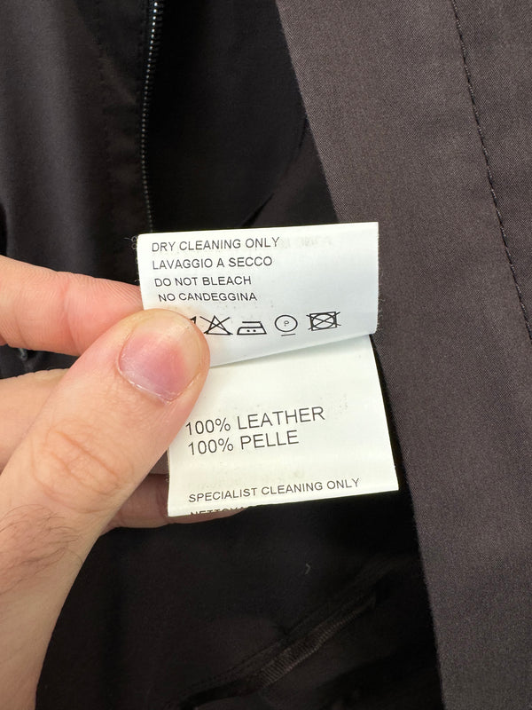 1990s Dirk Bikkembergs bondage leather straps jacket