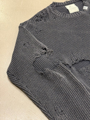 Maison Mihara Yasuhiro distressed knit sweater