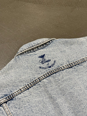 1990s Giorgio Armani cropped denim jacket