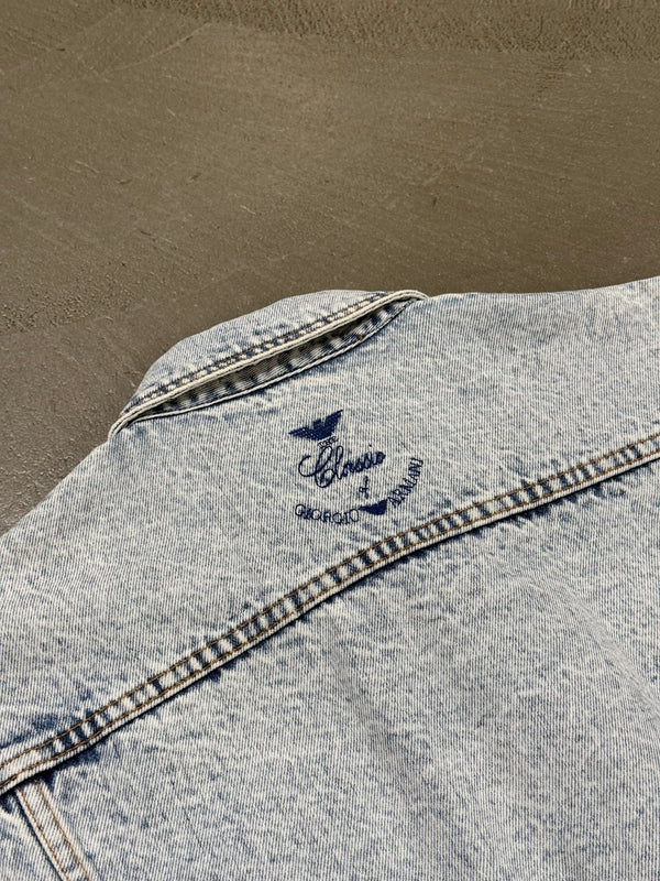 1990s Giorgio Armani cropped denim jacket