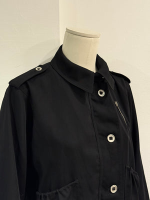 2000s Armani cropped military aviator jacket