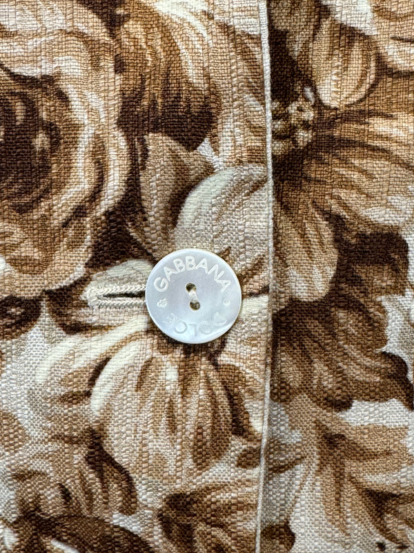 S/S1996 Dolce & Gabbana floral blazer jacket