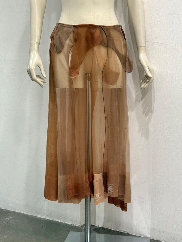 A/W2005 Martin Maison Margiela artisanal patchwork skirt