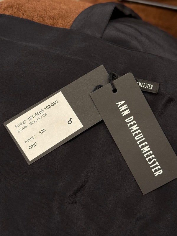 A/W2008 Ann Demeulemeester wool metal fringed scarf