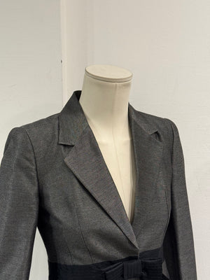 2000s Cavalli bow-detailed blazer and skirt set