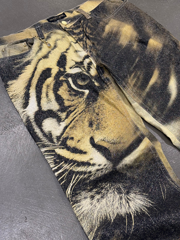 A/W2000 Roberto Cavalli tiger print pants