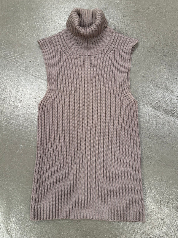 2000s Prada knit turtleneck vest